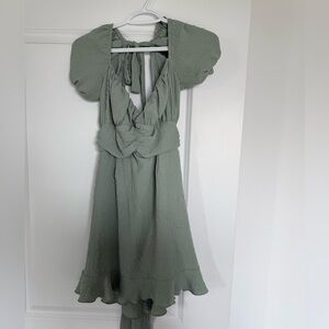 Lucy In The Sky | Sage Green Dress